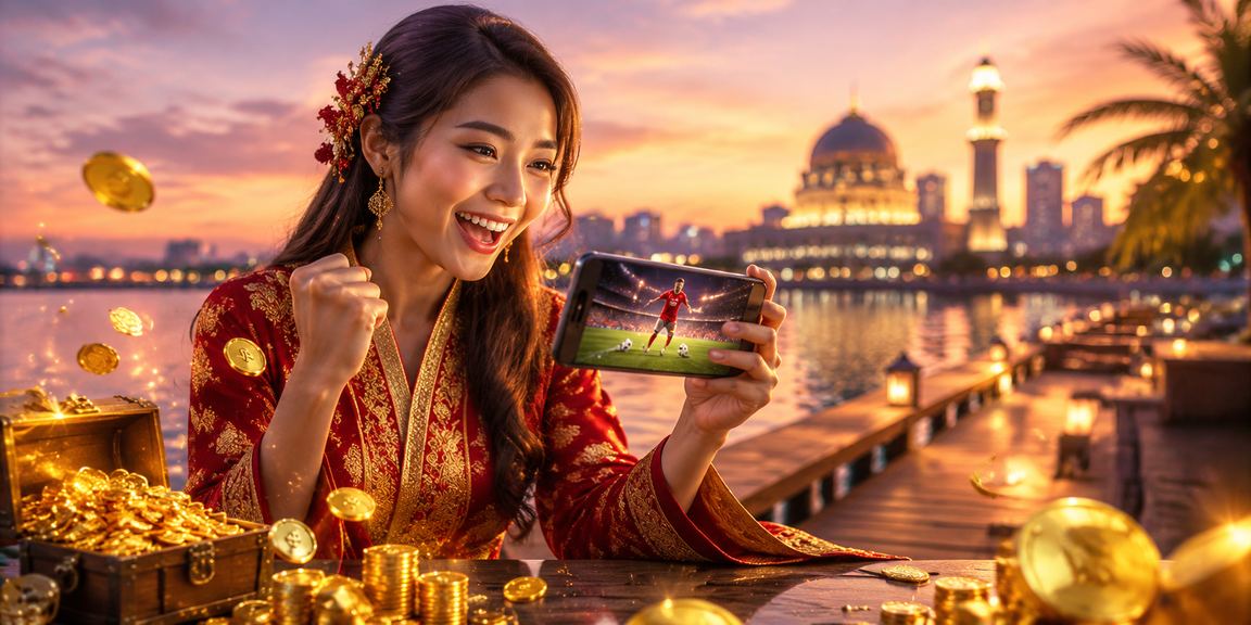 Pengguna mengakses promosi bmw777 melalui aplikasi mudah alih di Putrajaya